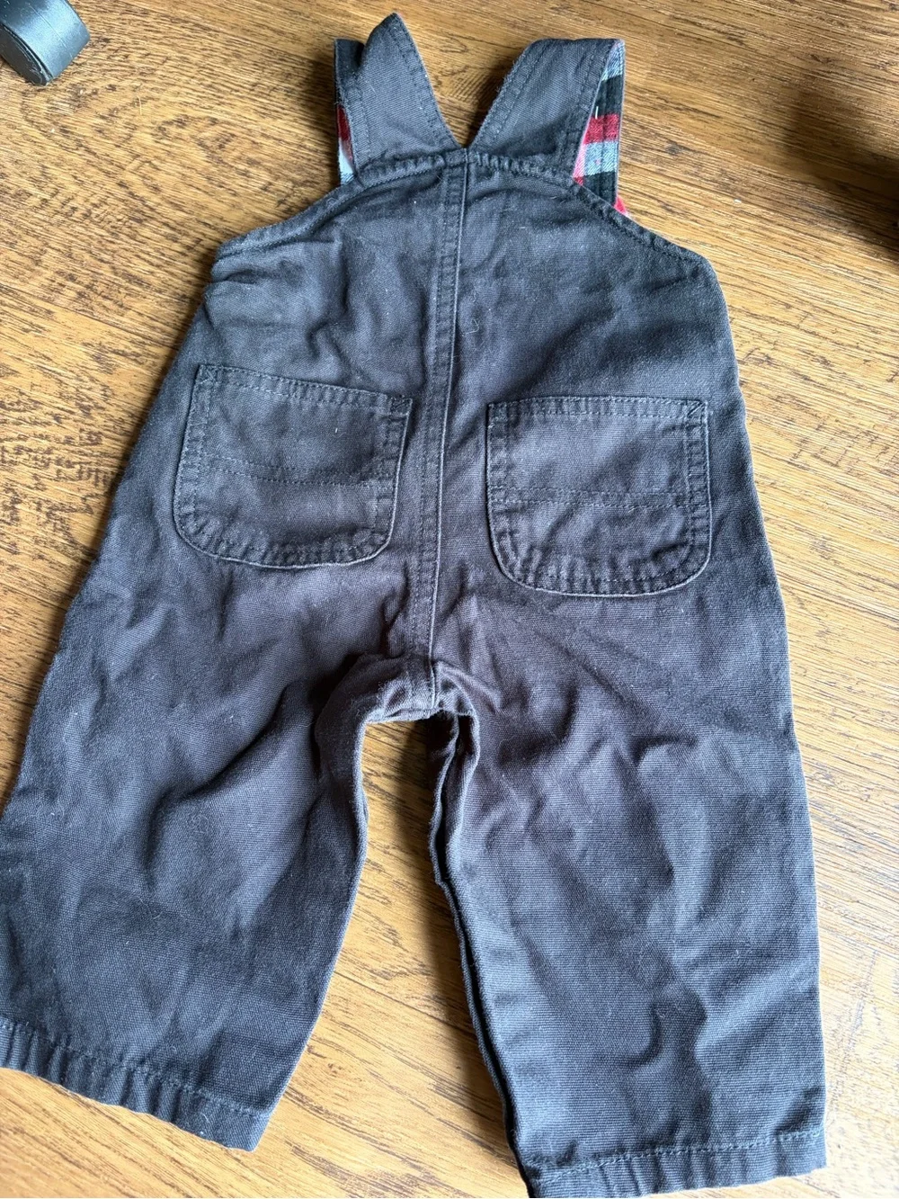 Carhartt Kids Navy Canvas Overalls 9M
